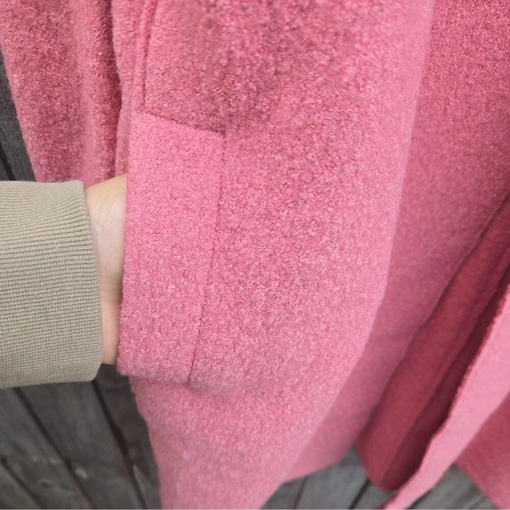 Boden Sally Pink Wool Blend Coat Size 10R - Picture 8 of 10